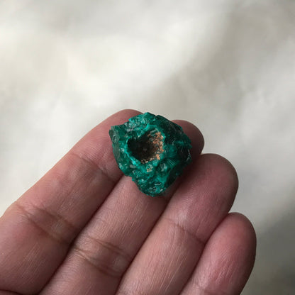 Heart Spiral Emerald Dioptase Crystal