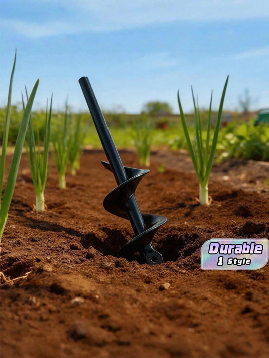 Heavy-Duty Garden Auger Drill Bits| High-Strength Steel Earth Augers Available In Single/Multi-Pack| 3/8" Hex Shank, Compatible With Manual & Power Tools For Planting, Post Hole Digging And Soil Mix