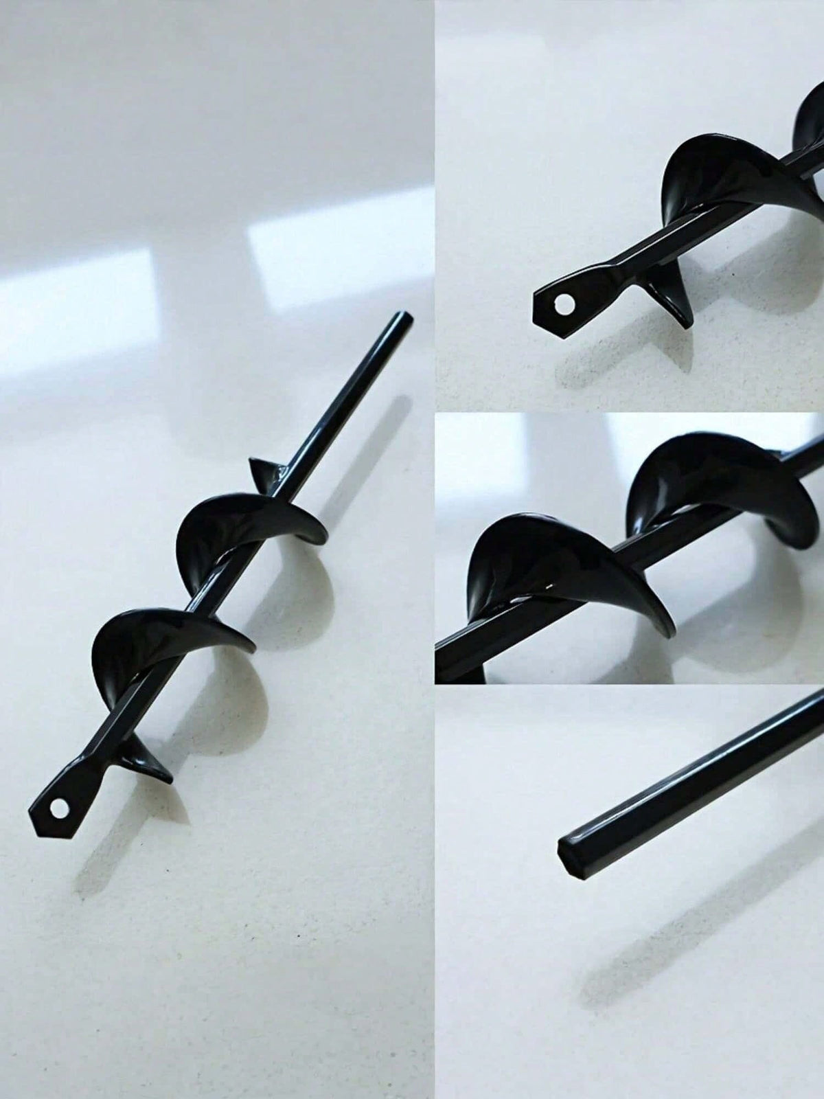 Heavy-Duty Garden Auger Drill Bits| High-Strength Steel Earth Augers Available In Single/Multi-Pack| 3/8" Hex Shank, Compatible With Manual & Power Tools For Planting, Post Hole Digging And Soil Mix