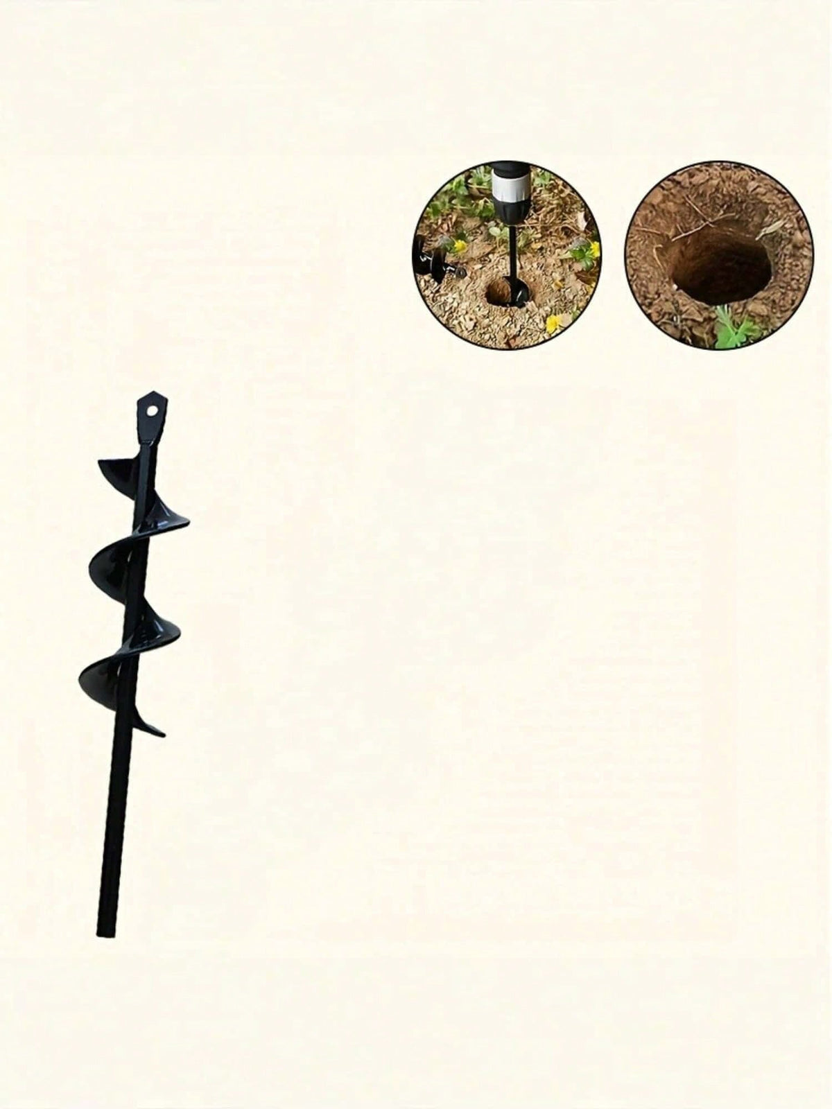 Heavy-Duty Garden Auger Drill Bits| High-Strength Steel Earth Augers Available In Single/Multi-Pack| 3/8" Hex Shank, Compatible With Manual & Power Tools For Planting, Post Hole Digging And Soil Mix