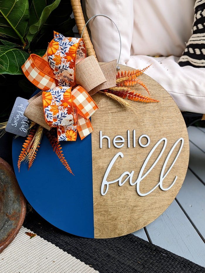 Hello Fall Door Hanger