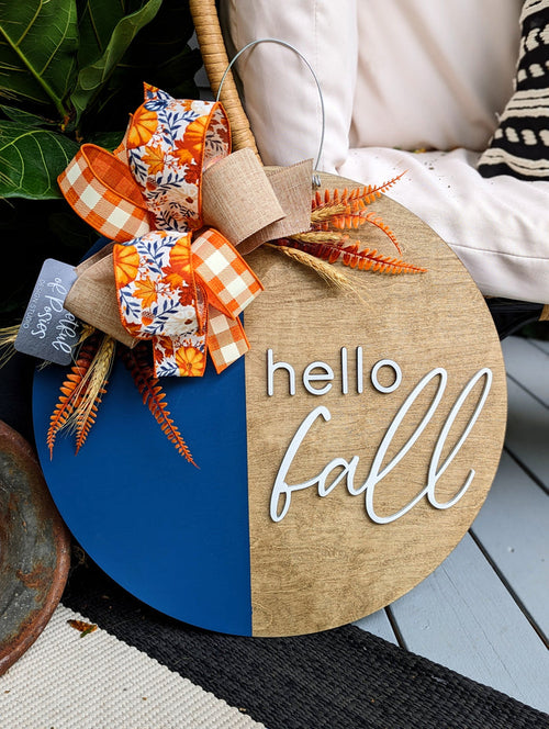 Hello Fall Door Hanger