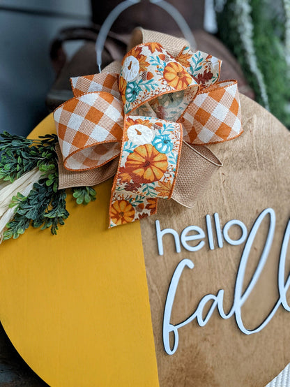 Hello Fall Door Hanger
