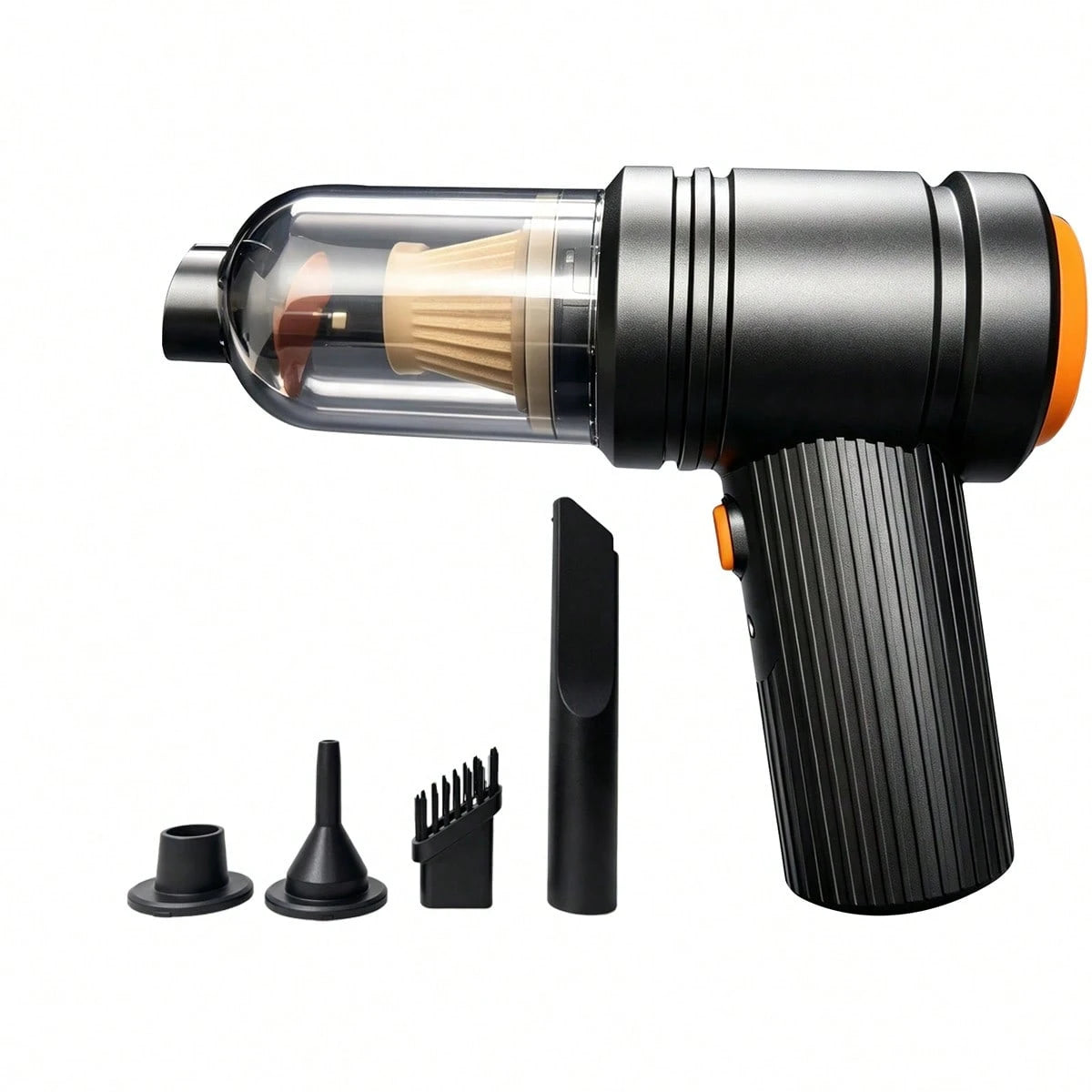 High-Power Wireless Vacuum Cleaner (USB Rechargeable; Suitable For Home And Car Use; Handheld Design; Powerful Suction; Dual Vacuuming And Blowing Functions; Built-In 2400mAh Battery)