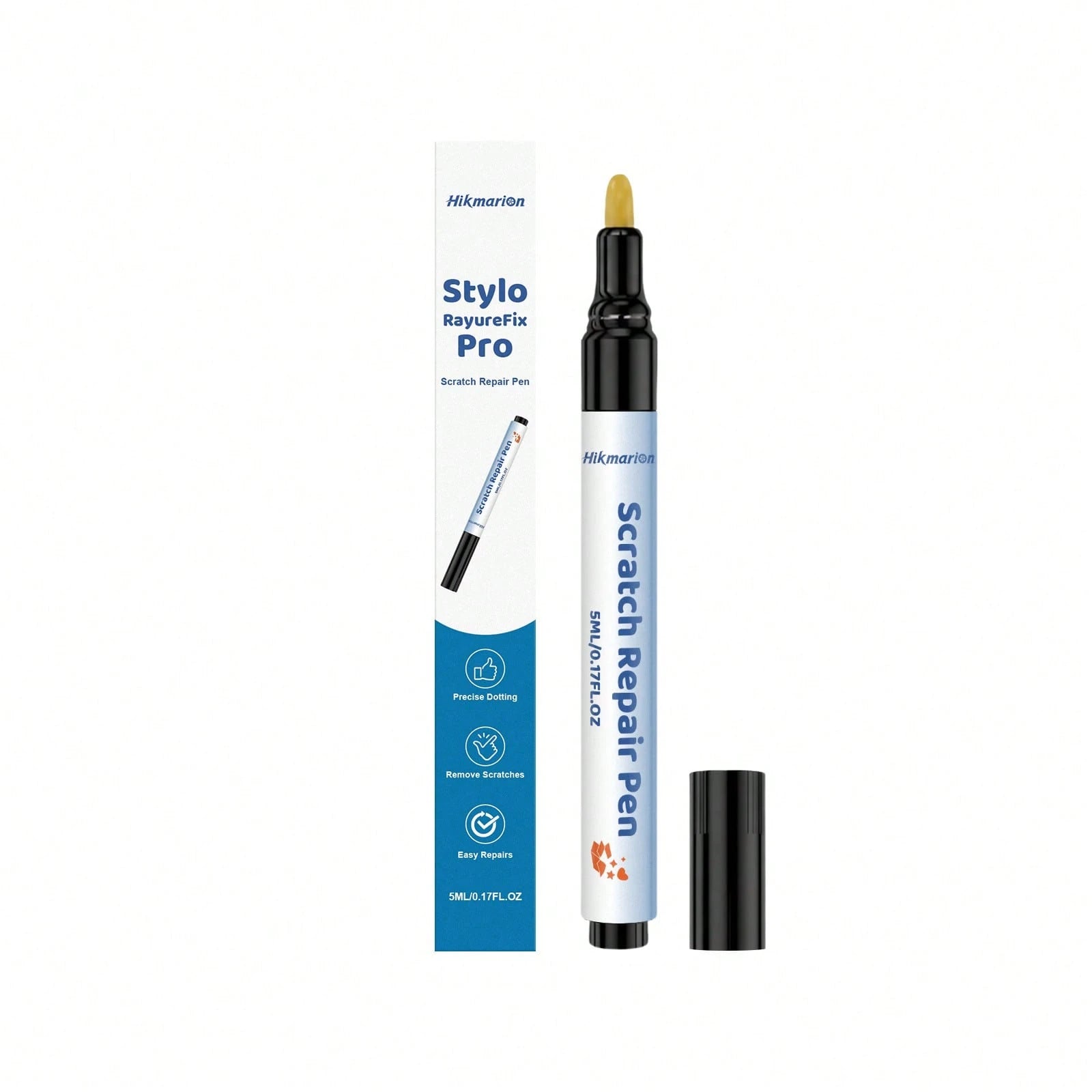 Hikmarion Car Scratch Repair Pen: Portable Tool For Repairing Body Scratches And Restoring Paint