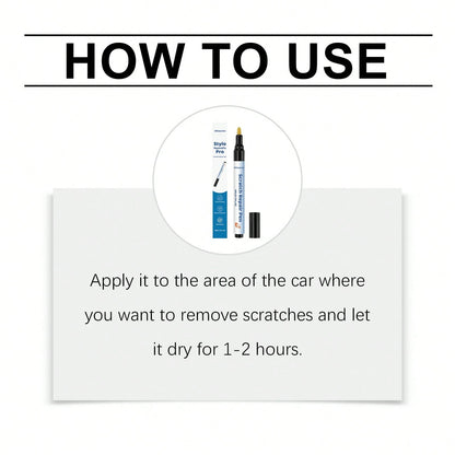 Hikmarion Car Scratch Repair Pen: Portable Tool For Repairing Body Scratches And Restoring Paint
