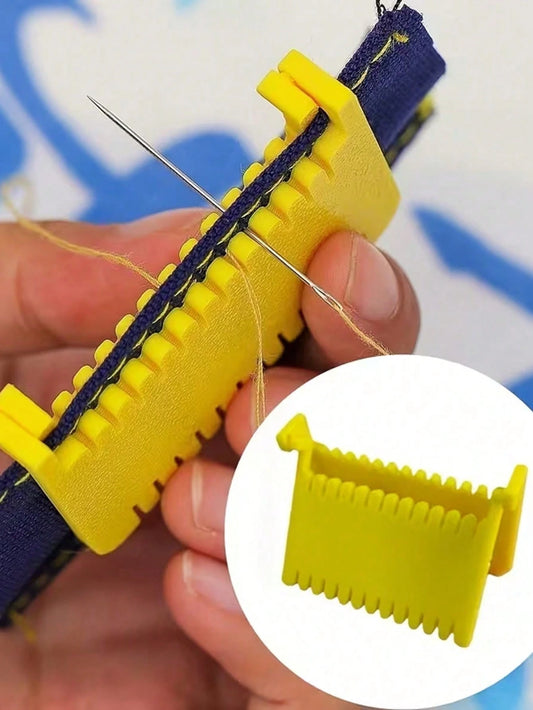Hinge Sewing Clamp, Helpful Tool For Hand Sewing, Helps You Sew Perfect Lines, Sewing Ruler With Clips- Hand Sewing Guide For Even Stitches, Suitable For Sewing Beginners, Housewives, Non-Slip DIY Se