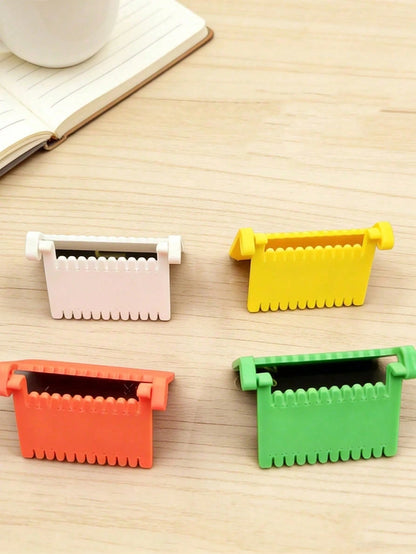 Hinge Sewing Clamp, Helpful Tool For Hand Sewing, Helps You Sew Perfect Lines, Sewing Ruler With Clips- Hand Sewing Guide For Even Stitches, Suitable For Sewing Beginners, Housewives, Non-Slip DIY Se