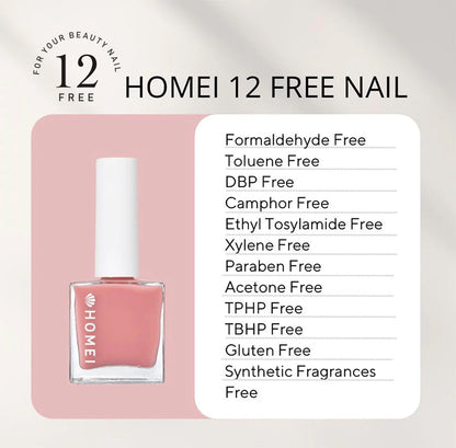 HOMEI 12 Free Nail Hardener Burnt Sienna