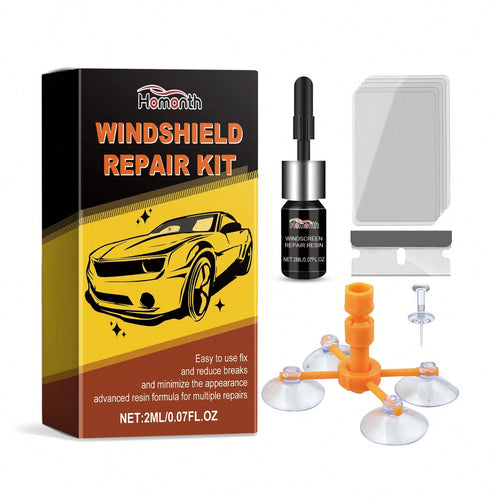 Homonth Windshield Repair Kit Car Windshield Repair Fluid For Renewing Glass Cracks