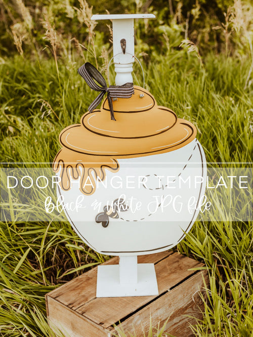 Honeybee Jar Template