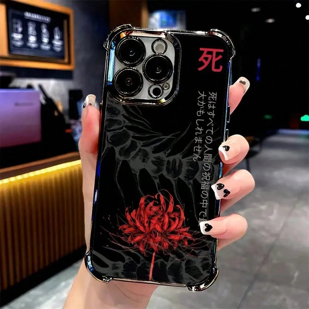 Hot Selling Tokyo Anime Ghoul Phone Case For 17, 16, 15, 14, 13, 12, Pro Max,Air Plus- Shockproof Transparent Soft Back Cover