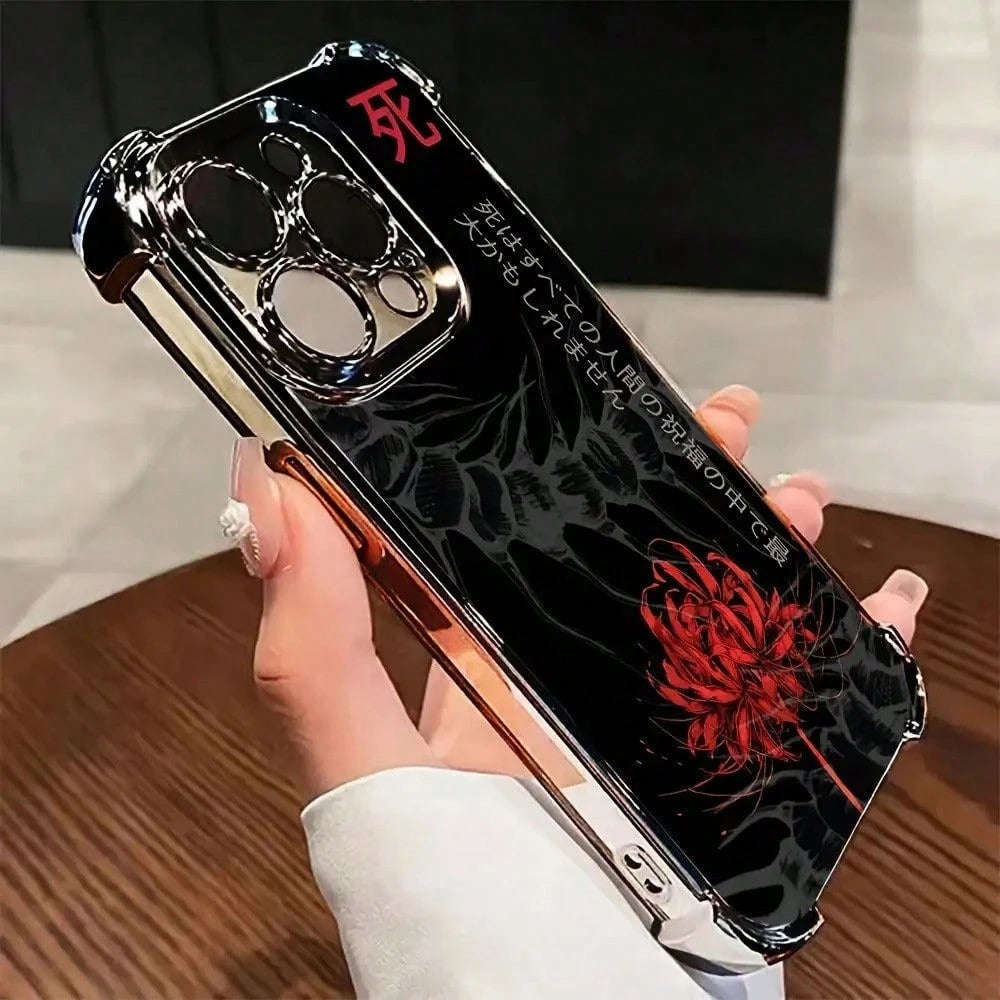 Hot Selling Tokyo Anime Ghoul Phone Case For 17, 16, 15, 14, 13, 12, Pro Max,Air Plus- Shockproof Transparent Soft Back Cover