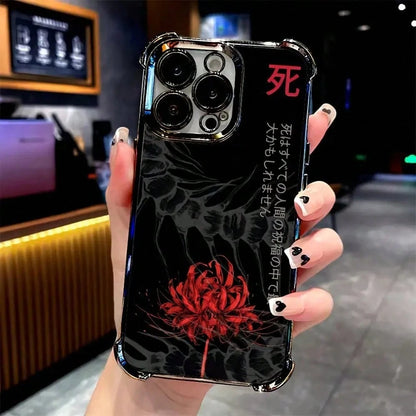 Hot Selling Tokyo Anime Ghoul Phone Case For 17, 16, 15, 14, 13, 12, Pro Max,Air Plus- Shockproof Transparent Soft Back Cover