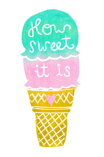 How Sweet It Is Greeting Card 6-Pack Inspired By Music