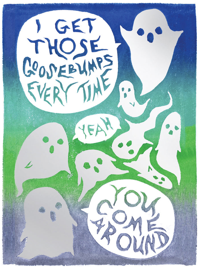 I Get Those Goosebumps Greeting Card 6-Pack Inspired By Music