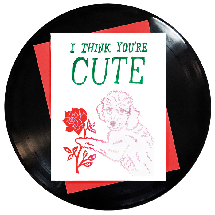 I Think You're Cute Greeting Card 6-Pack Inspired By Music