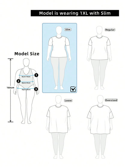 ICON Plus Size Women's Summer Dark Punk Style Black Surplice Neck Ruffle Sleeve Grommet Detail Fitted Cropped T-Shirt