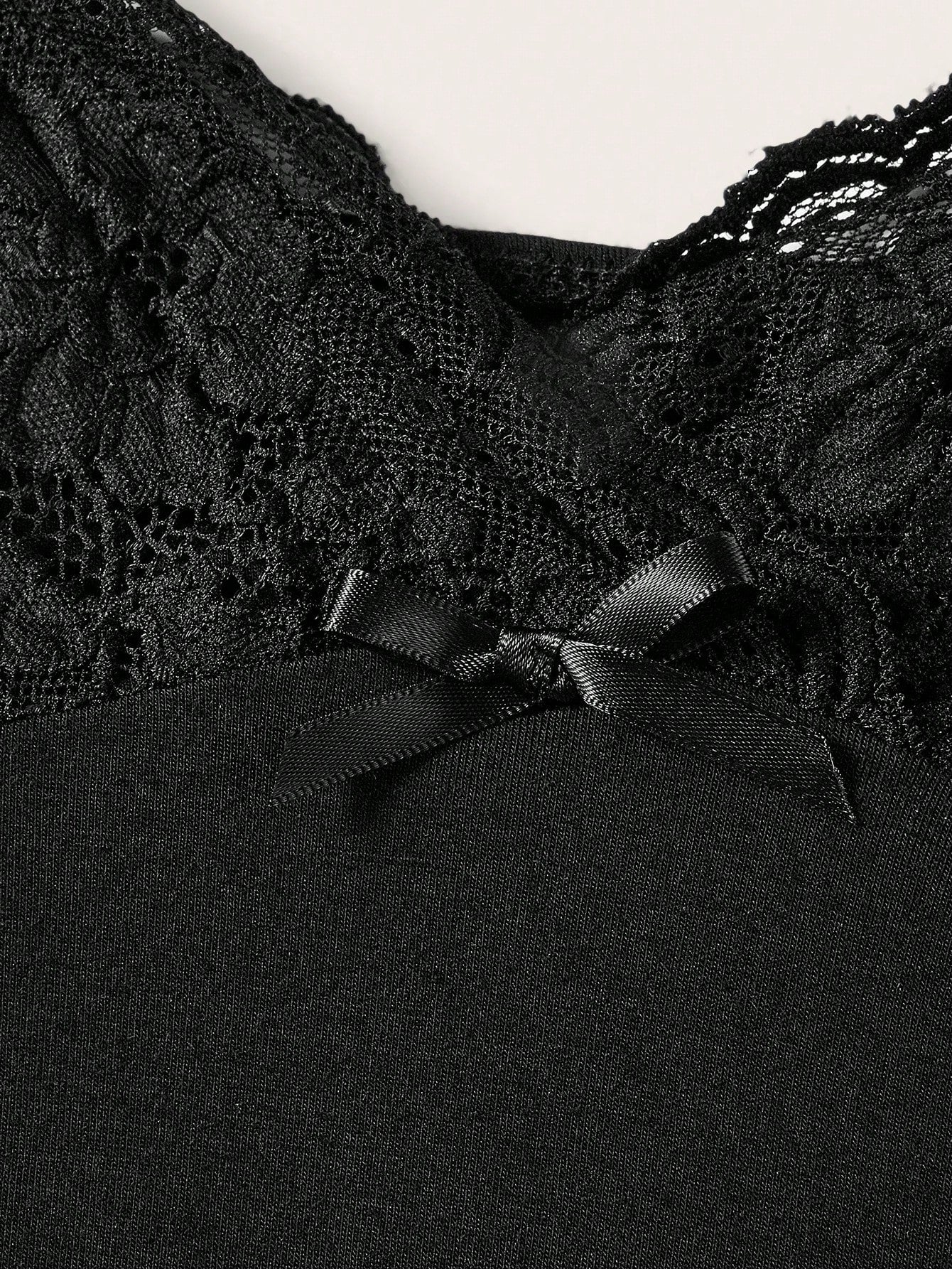 ICON Plus Size Women Summer Contrast Lace Pleated Camisole Top