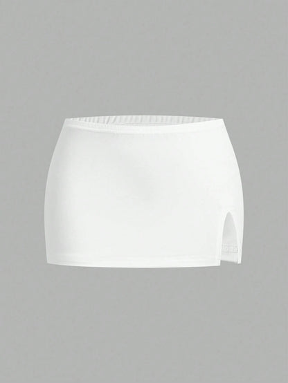 ICON Y2K Disco Sexy High-Cut Slit Hot Pants Shorts Party Night Black Autumn