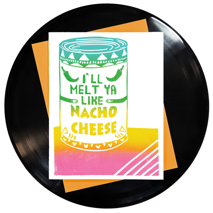 I'll Melt Ya Like Nacho Cheese Greeting Card 6-Pack Inspired By Music