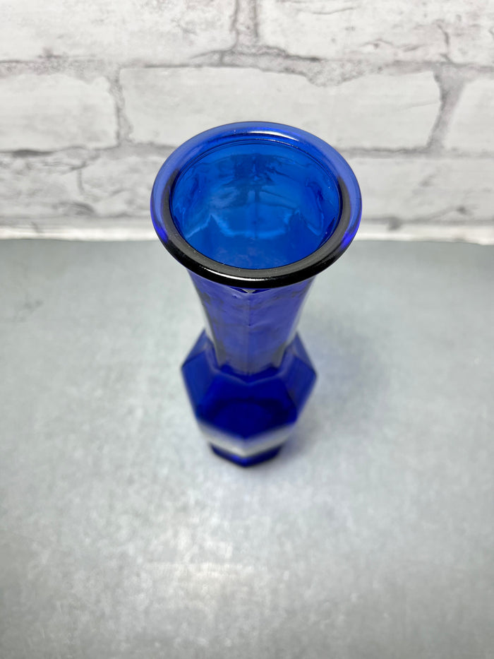 Cobalt Blue Glass Vase