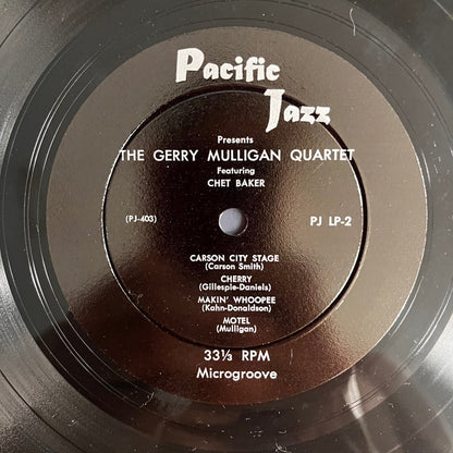 Lee Konitz Plays With The Gerry Mulligan Quartet / Gerry Mulligan Quartet (1953 10")