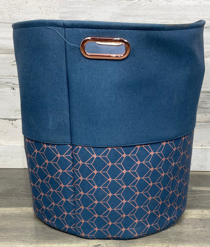 Navy Blue Laundry Basket