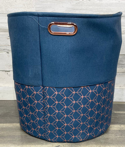 Navy Blue Laundry Basket