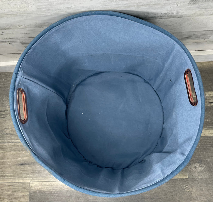 Navy Blue Laundry Basket
