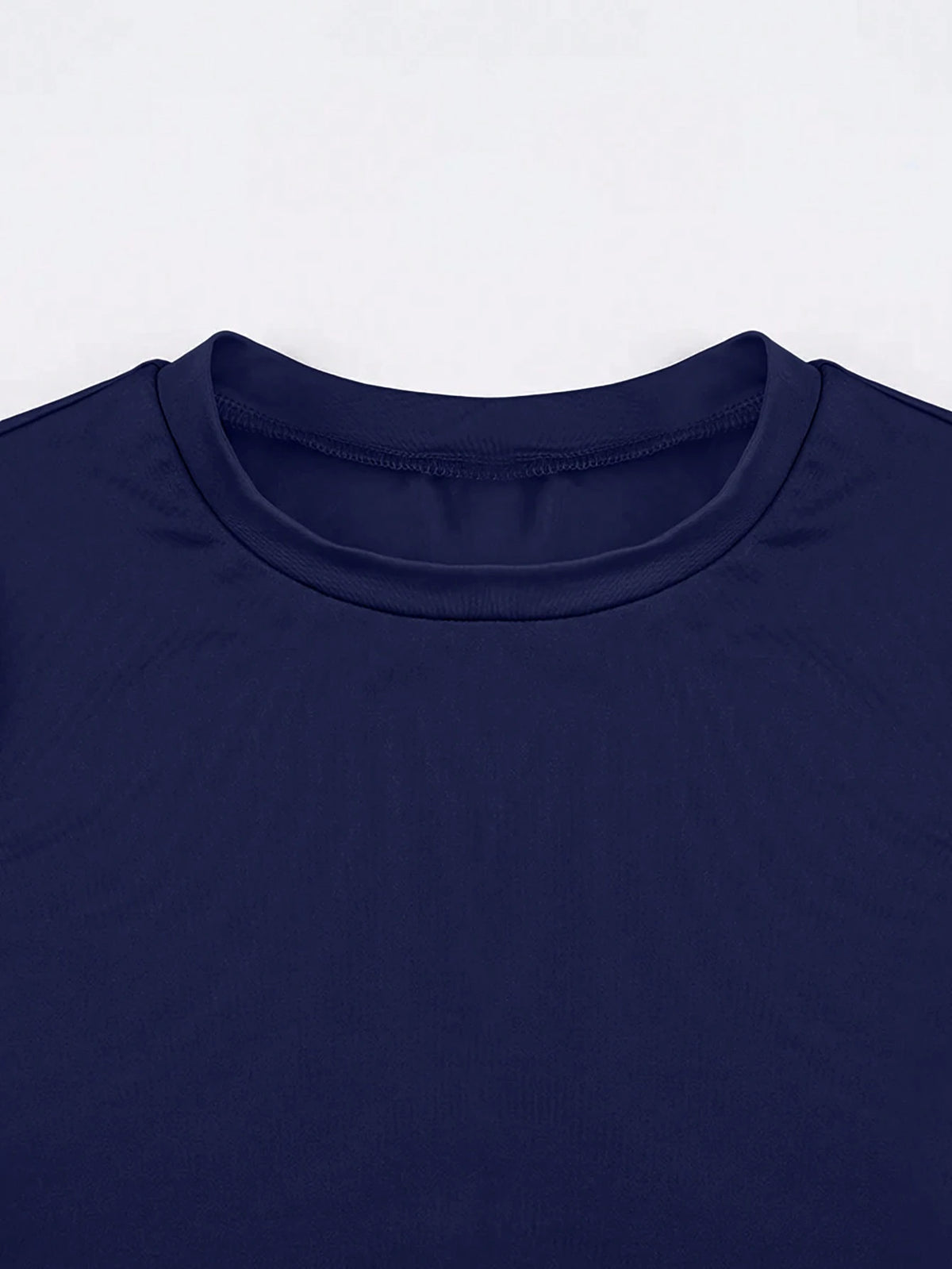INAWLY Solva Women Round Neck Solid Color Simple And Versatile Short Sleeve T-Shirt For Spring And Summer Fall Cloth For Women
