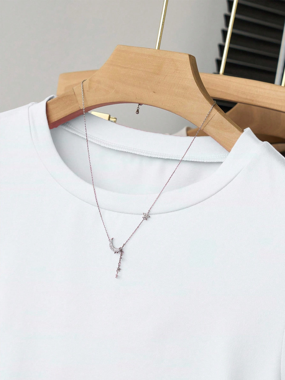 INAWLY Women's All-Match Solid Color Versatile Slim Fit Short Sleeve T-Shirt, Everyday Wear