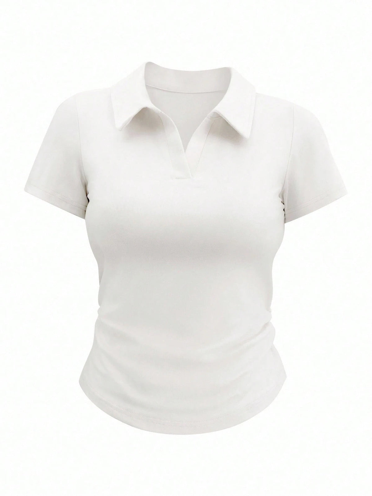 INAWLY Women's Casual Versatile Solid Color T-Shirt, Summer