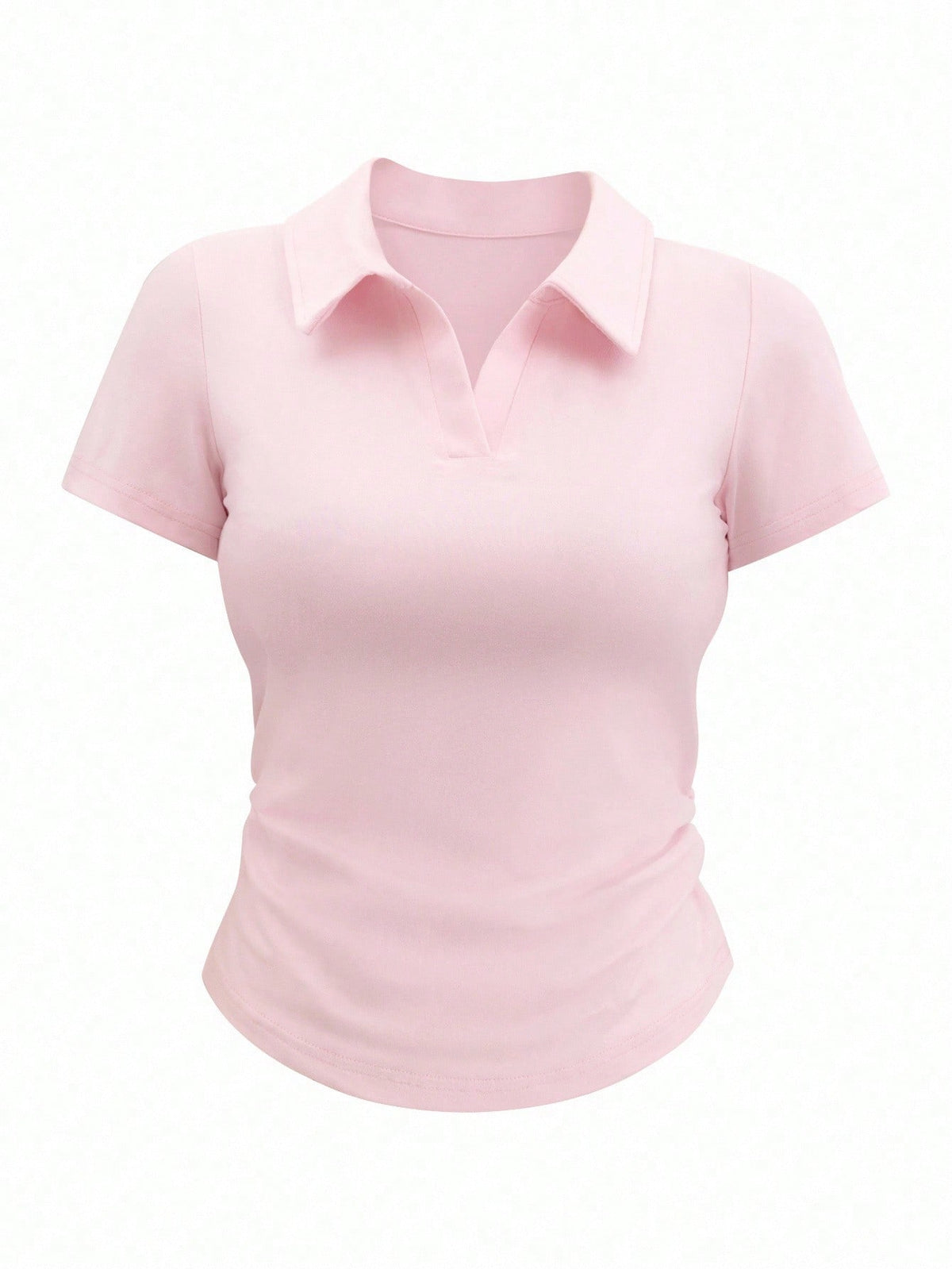 INAWLY Women's Casual Versatile Solid Color T-Shirt, Summer