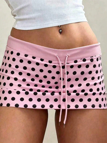 INAWLY Women's Drawstring Low Waist Basic Shorts
