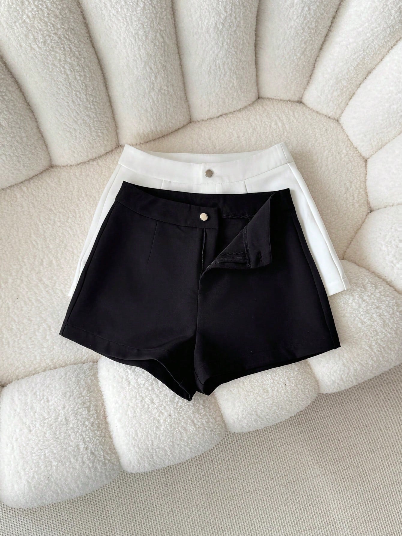 INAWLY Women's Solid Color Simple & Fashionable Pants, Suitable For Summer