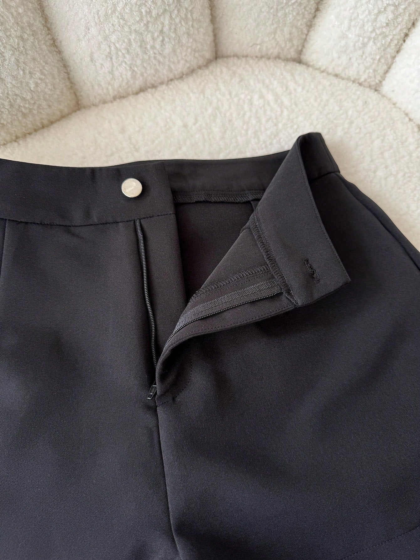 INAWLY Women's Solid Color Simple & Fashionable Pants, Suitable For Summer
