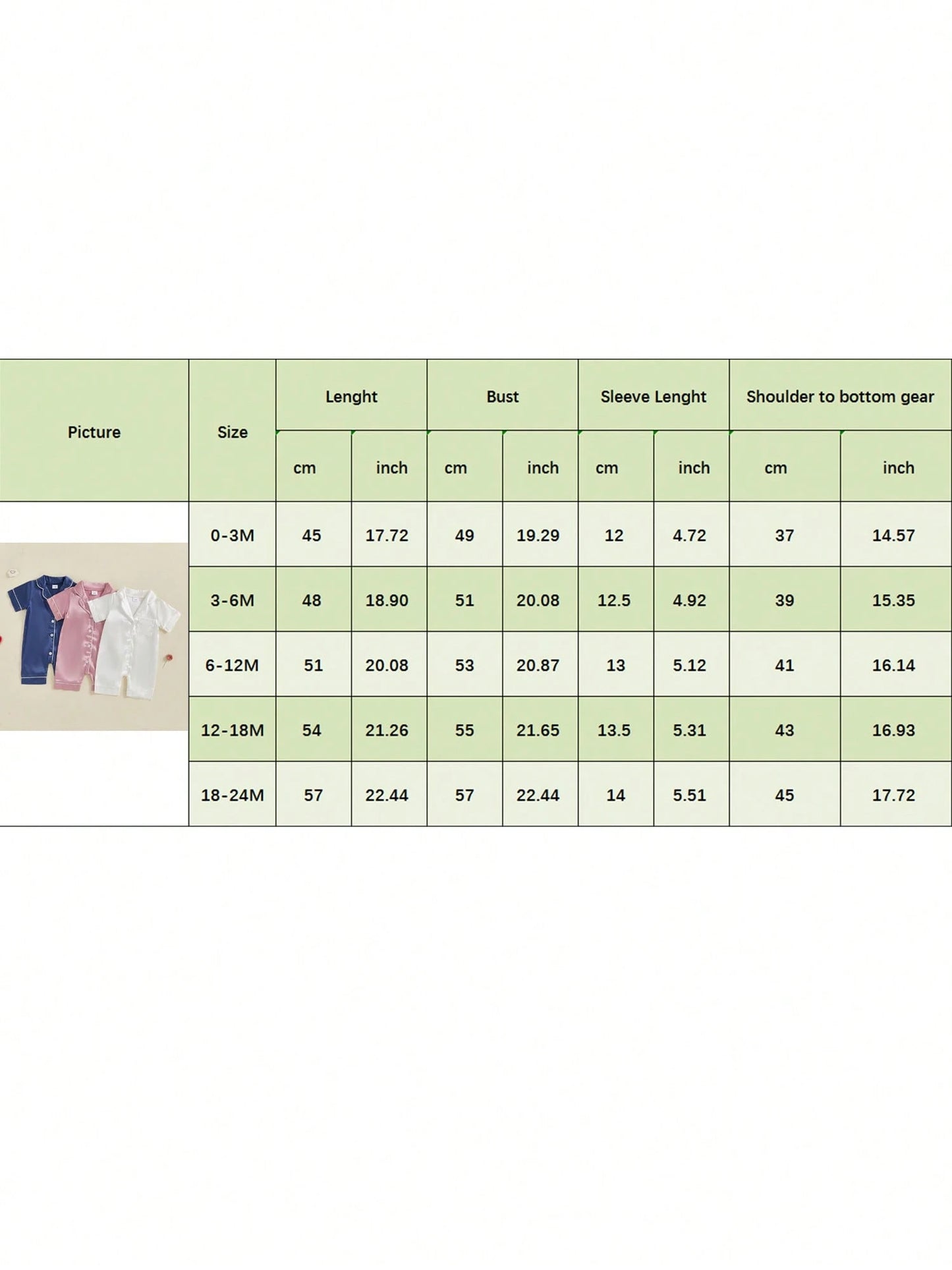 Infant Baby Girl Boy Silk Jumpsuit Pajamas Short Sleeve Button-Up Satin Pjs Footie Romper Pajama Nightgown