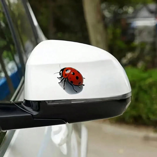 Insect-Repelling Ladybugs- Stickers, Can Be Used To Decorate Car, Truck, Window, Wall, Laptop, Skateboard, Fishing Boat, Yacht, Etc.