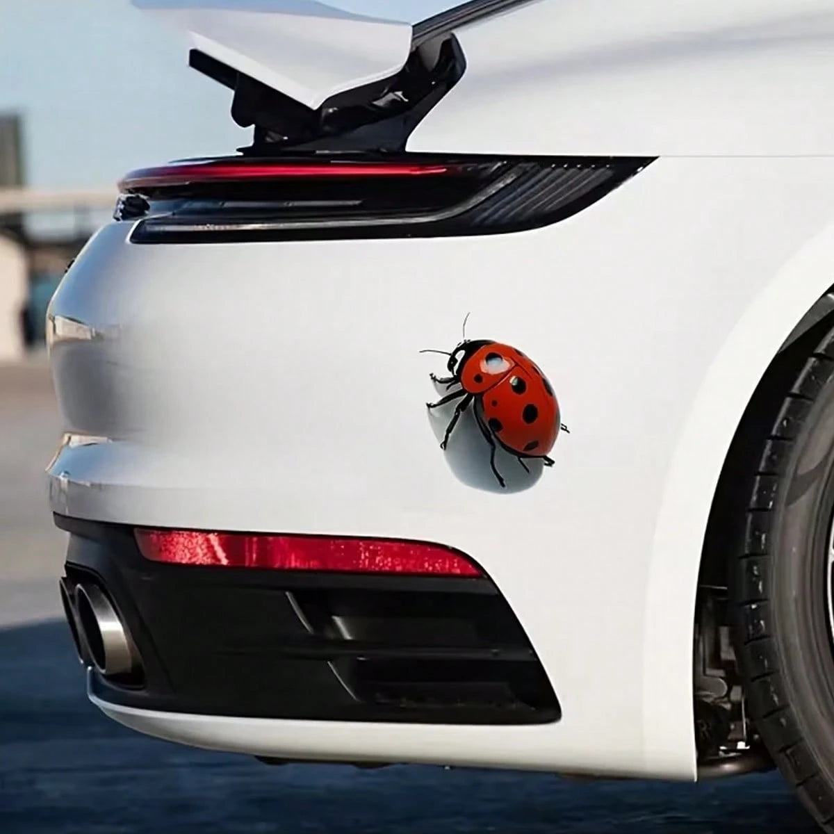 Insect-Repelling Ladybugs- Stickers, Can Be Used To Decorate Car, Truck, Window, Wall, Laptop, Skateboard, Fishing Boat, Yacht, Etc.