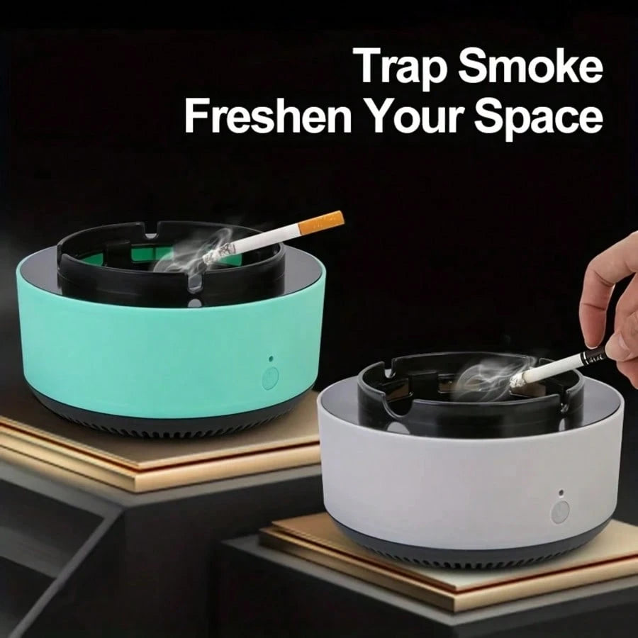 Intelligent Ashtray Without Smoke, Quickly The Scent And Stench Of Passive Smoking| Ideal For Home And Workplace| For Home Additions, Gifts For Holidays, Birthday Presents, Gifts For Friends, Excell