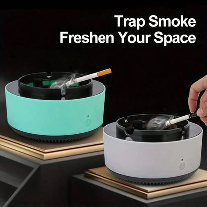 Intelligent Ashtray Without Smoke, Quickly The Scent And Stench Of Passive Smoking| Ideal For Home And Workplace| For Home Additions, Gifts For Holidays, Birthday Presents, Gifts For Friends, Excell