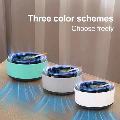 Intelligent Ashtray Without Smoke, Quickly The Scent And Stench Of Passive Smoking| Ideal For Home And Workplace| For Home Additions, Gifts For Holidays, Birthday Presents, Gifts For Friends, Excell