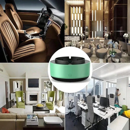 Intelligent Ashtray Without Smoke, Quickly The Scent And Stench Of Passive Smoking| Ideal For Home And Workplace| For Home Additions, Gifts For Holidays, Birthday Presents, Gifts For Friends, Excell