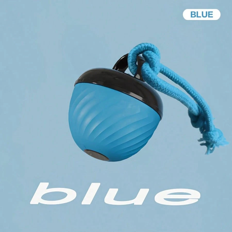Interactive Smart Dog Ball Toy, Durable Chewable Exercise Ball, USB Rechargeable, With Tail Rope, Movable Glowing Barking Ball, Indoor Pet Rolling Game, Suitable For Small/Medium Dogs, Relieve Boredom