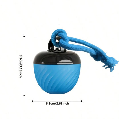 Interactive Smart Dog Ball Toy, Durable Chewable Exercise Ball, USB Rechargeable, With Tail Rope, Movable Glowing Barking Ball, Indoor Pet Rolling Game, Suitable For Small/Medium Dogs, Relieve Boredom
