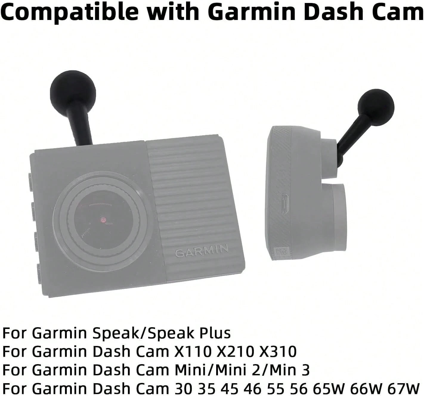 ISaddle For Dash Cam Mount 3M Adhesive Sticky Holder For Dash Cam Mini 30 35 45 46 55 56 65W 66W 67W X110 X210 X310/Speak Plus &Amp; Vehicle GPS Dashboard/Desk Mount (4 Ball Head)