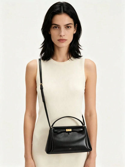 J, Summer New Shoulder Bag Fashion European And American Handbag Vintage Wear-Resistant Soft Pillow Bag Carmen New Hali Bag Women Shoulder Crossbody Bag High-End Small Handbag 2T192 Commute/ Work/ S