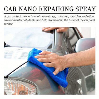 JAYSUING Car Nano Repairing Spray Ceramic Coating, Scratch Remover Polish Hydrophobic Paint Protection, Paint Scratch Swirl Water Spot Remover, Nano Ceramic Clear Coat Restorer DIY Detailing