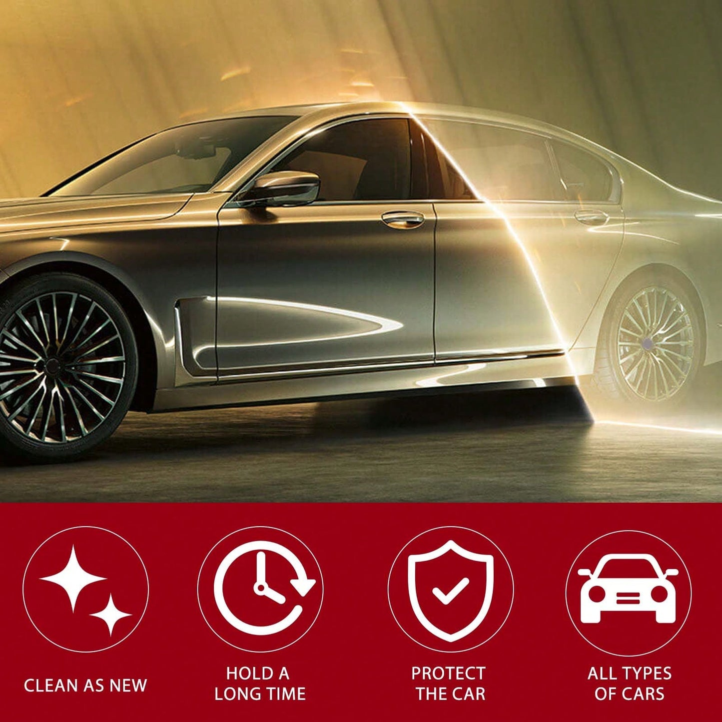 JAYSUING Car Nano Repairing Spray Ceramic Coating, Scratch Remover Polish Hydrophobic Paint Protection, Paint Scratch Swirl Water Spot Remover, Nano Ceramic Clear Coat Restorer DIY Detailing